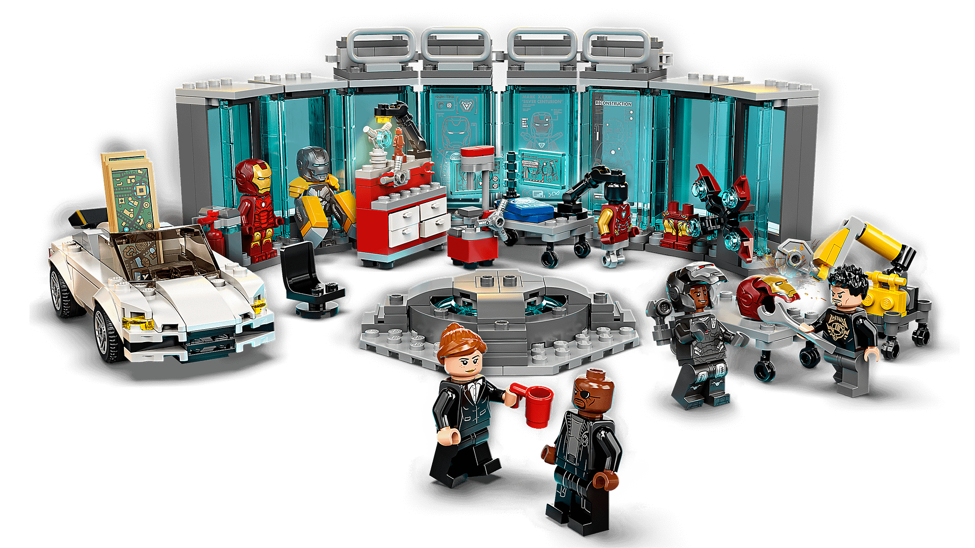 LEGO® 76216 Iron Man Armoury - Marvel Super Heroes