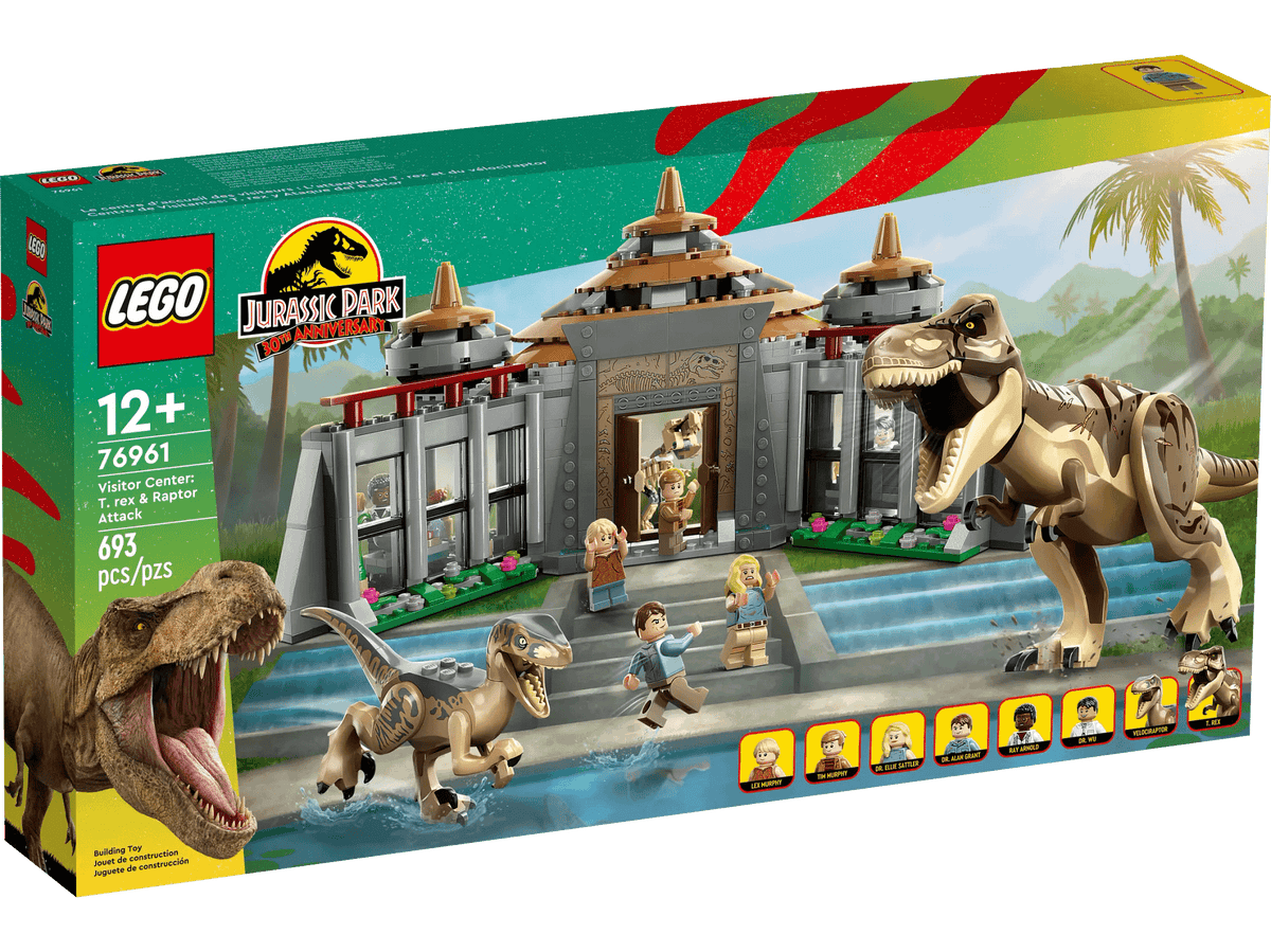 LEGO® 76961 Visitor Center: T. rex & Raptor Attack - Jurassic World™