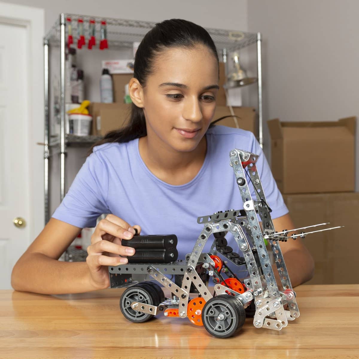 Meccano - Super Construction Set In Case 25-in-1 Motorized