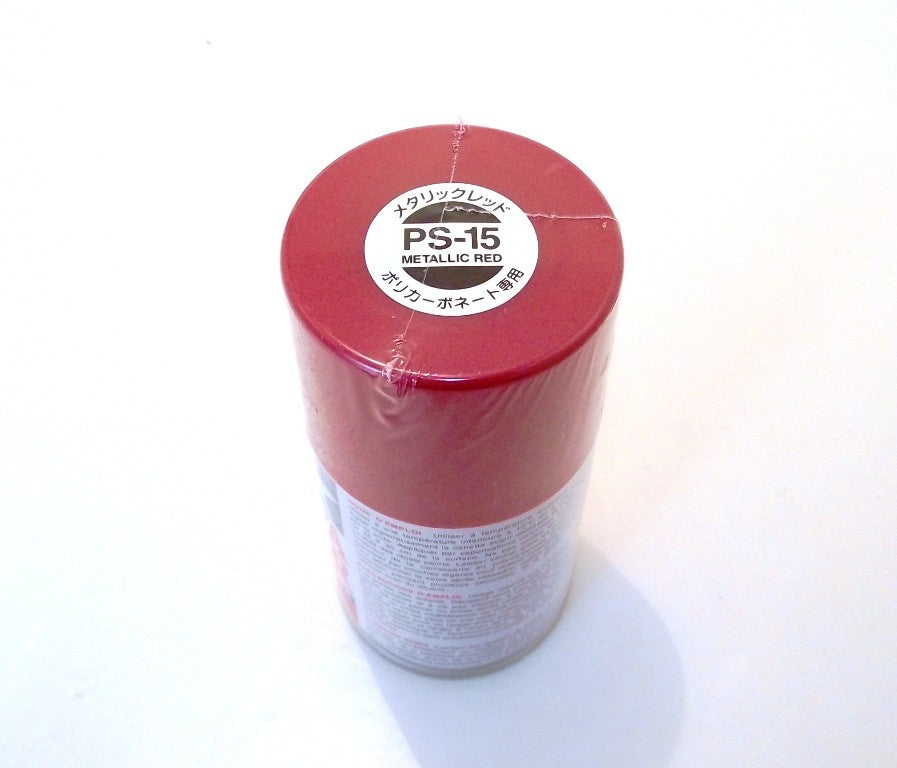PS-15 TAMIYA POLYCARBONATE SPRAY PAINT METALLIC RED
