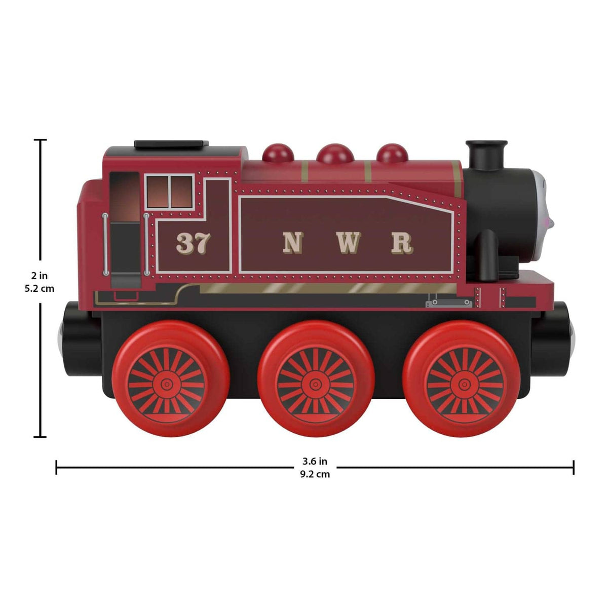 Fisher-Price - Thomas & Friends Wooden Railway Rosie Engine