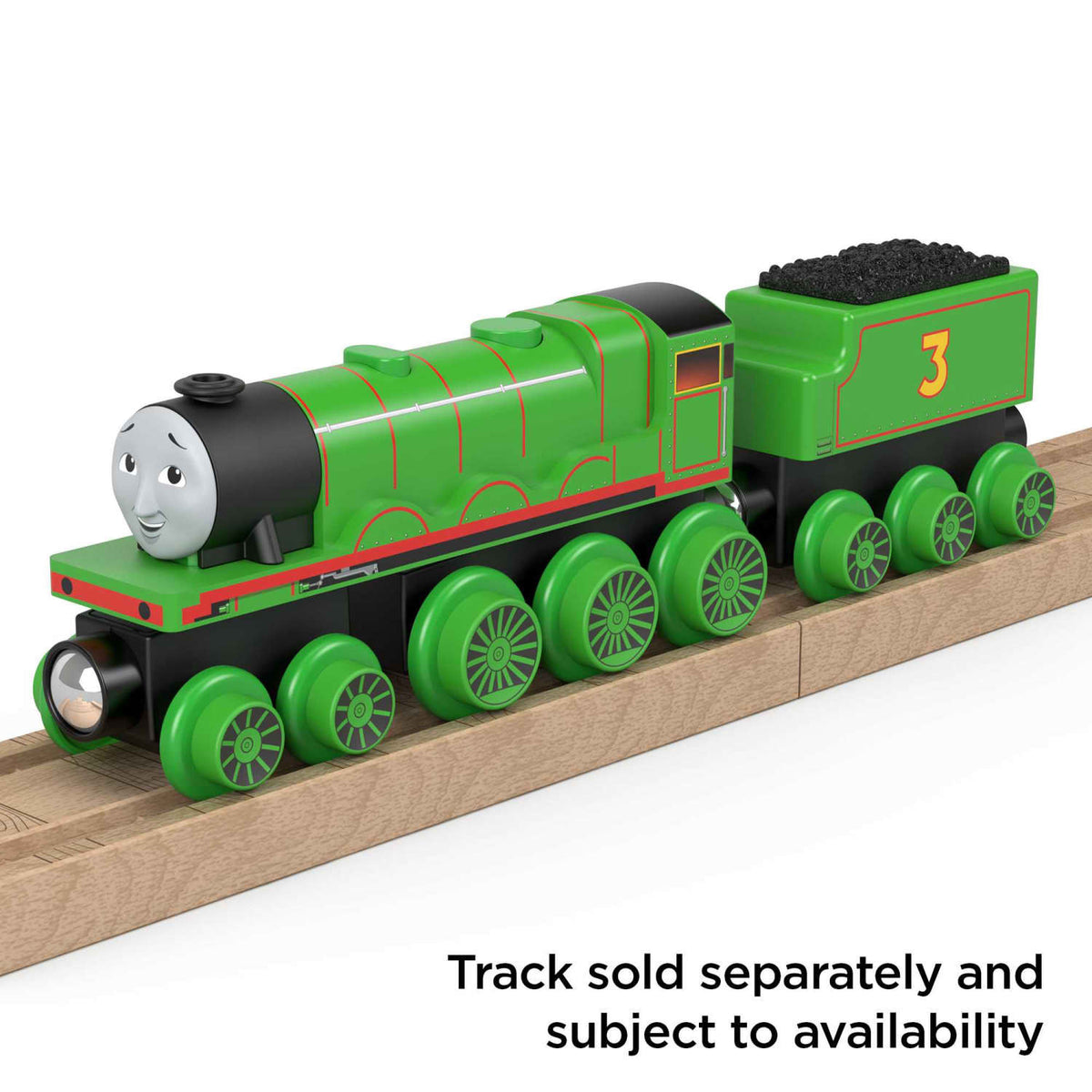 Thomas & Friends - Wooden Railway Henry Engine And Coal Car