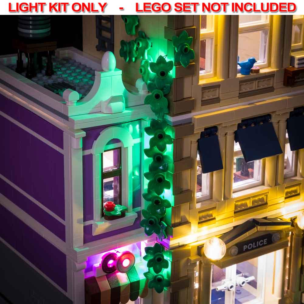 Light My Bricks - LIGHT KIT for LEGO® Police Station 10278