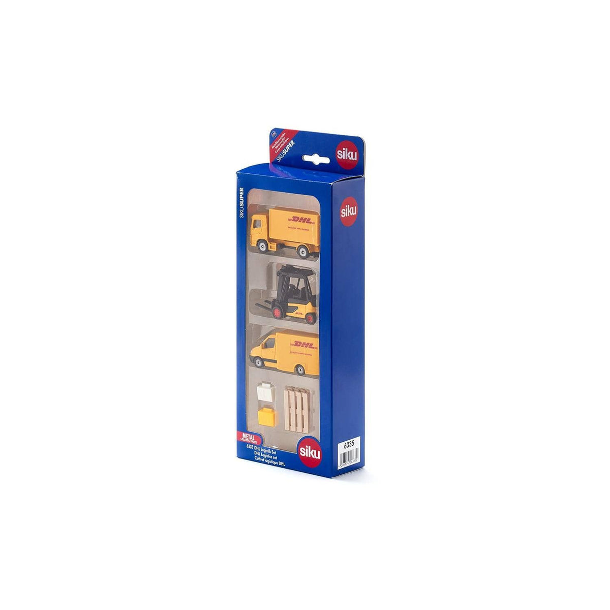 Siku - DHL Logistics 3 Vehicle And Accessories Playset