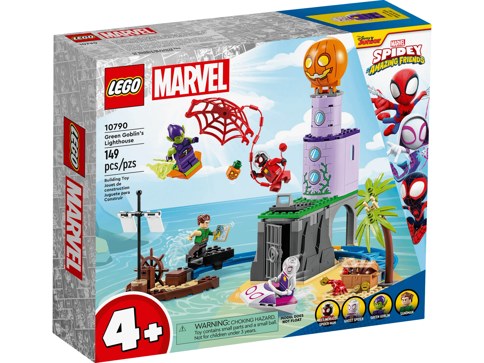 LEGO® 10790 Team Spidey at Green Goblin's Lighthouse - Marvel Spidey Super Heroes 4+