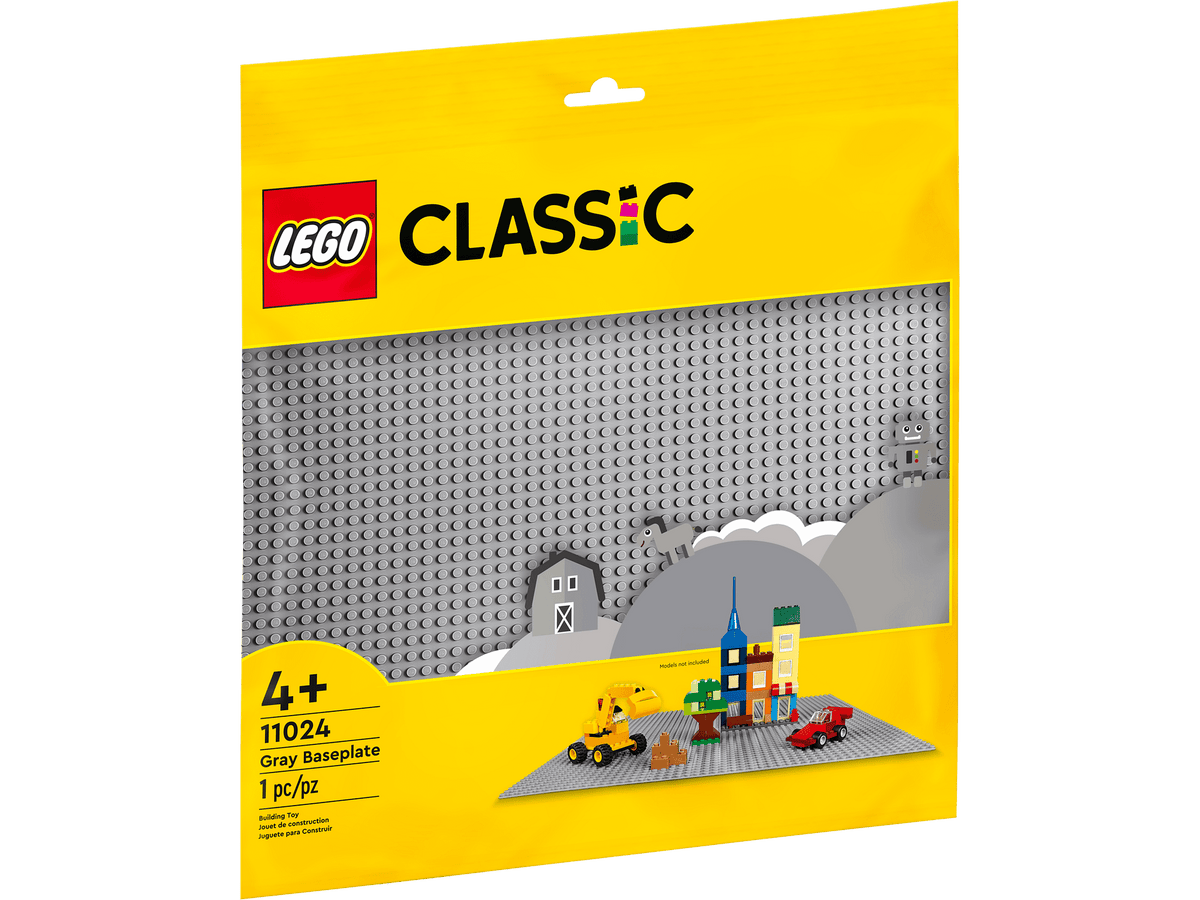 LEGO® 11024 Gray Baseplate - Classic 4+