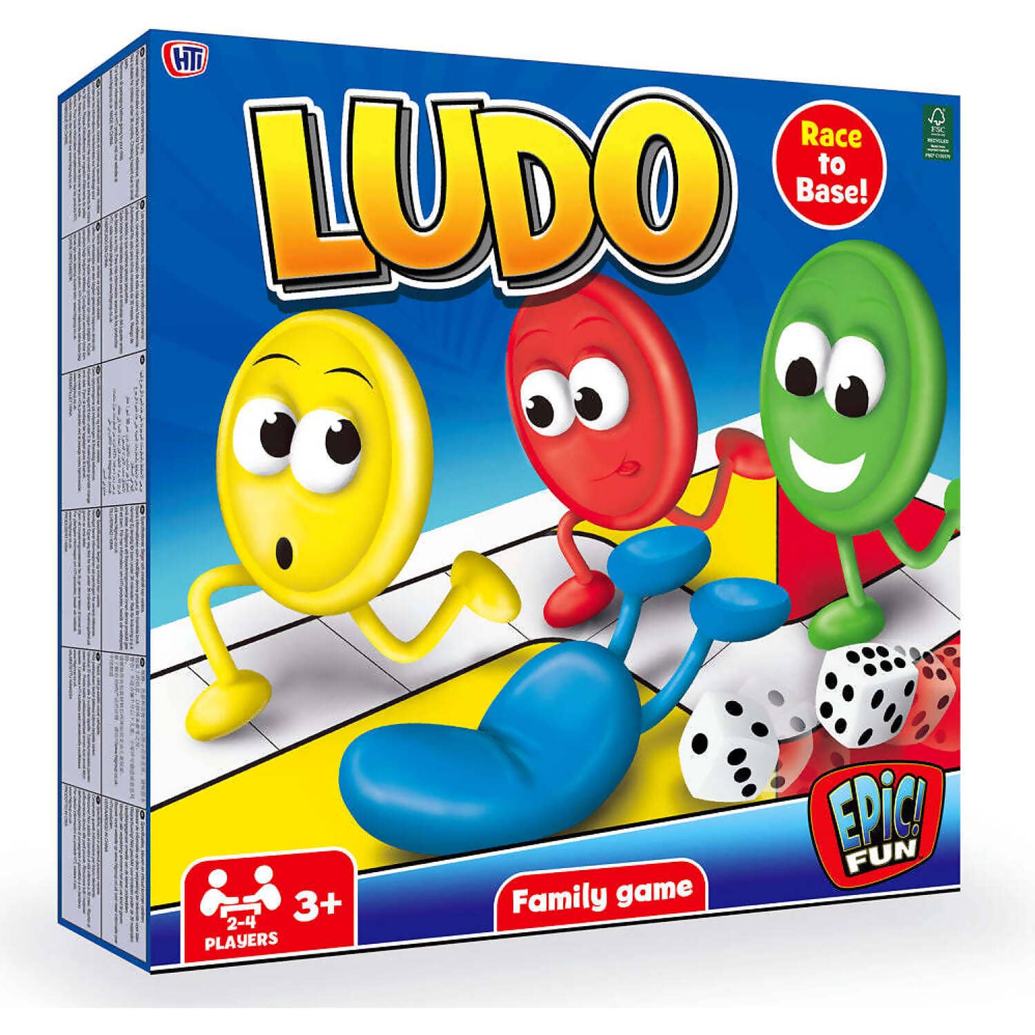HTI Toys - Ludo Game Family Game Epic Fun!