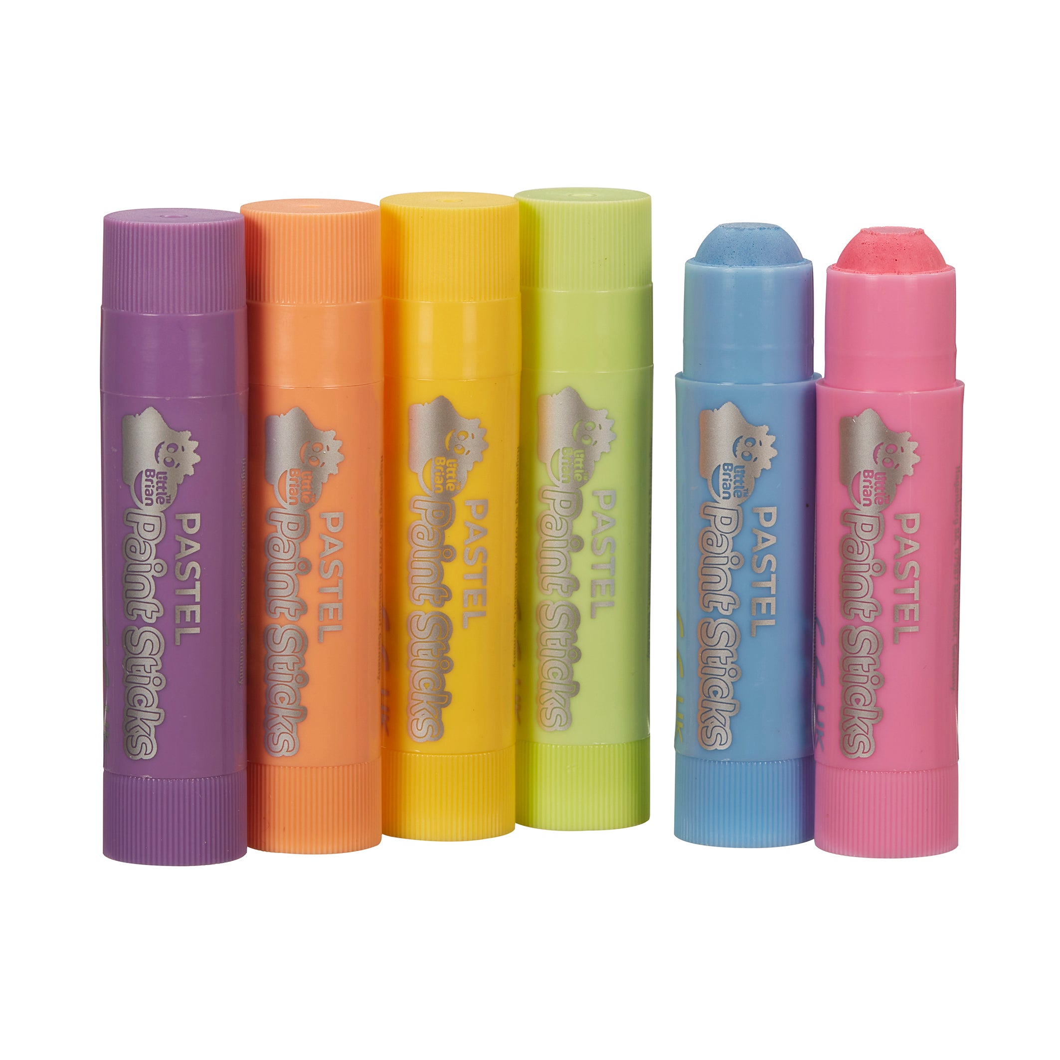 Little Brian - Paint Sticks Pastel 6 Piece Pack
