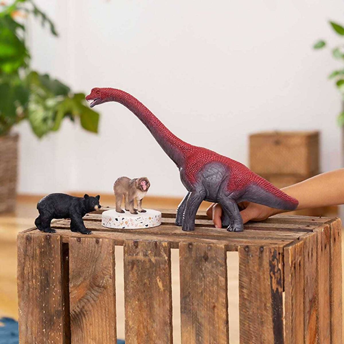 Schleich - Japanese Macaque Pink Face Monkey