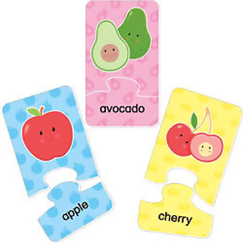 GALT - Fruit And Veg Puzzles -  Jigsaw Puzzle Set  24 x 2-Piece Puzzles