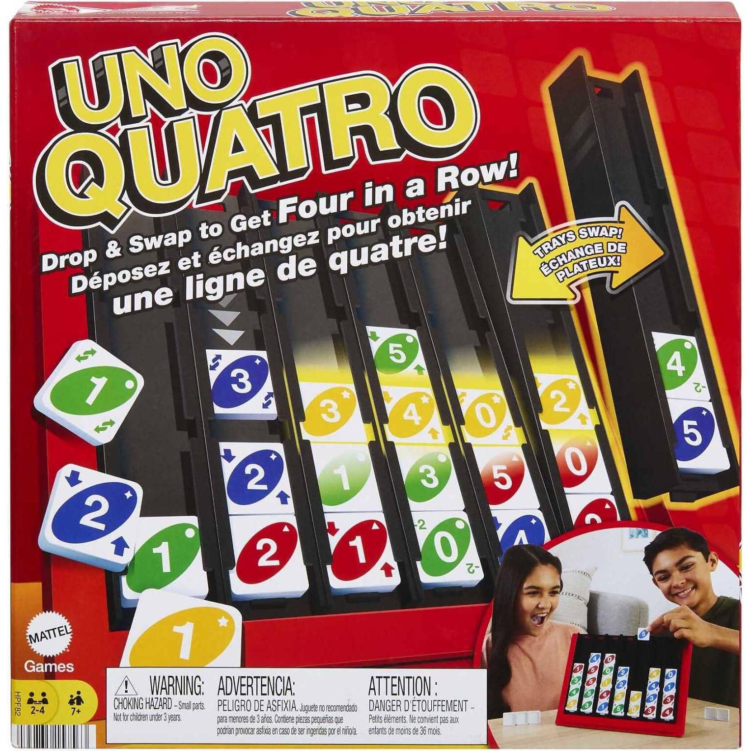 UNO - Quatro Game Adult Family And Game Night