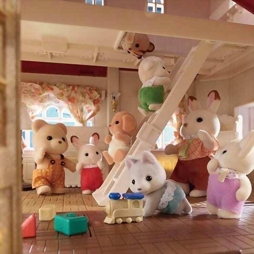Sylvanian Families - Red Roof Country Home Secret Attic Playroom Figurine Playset