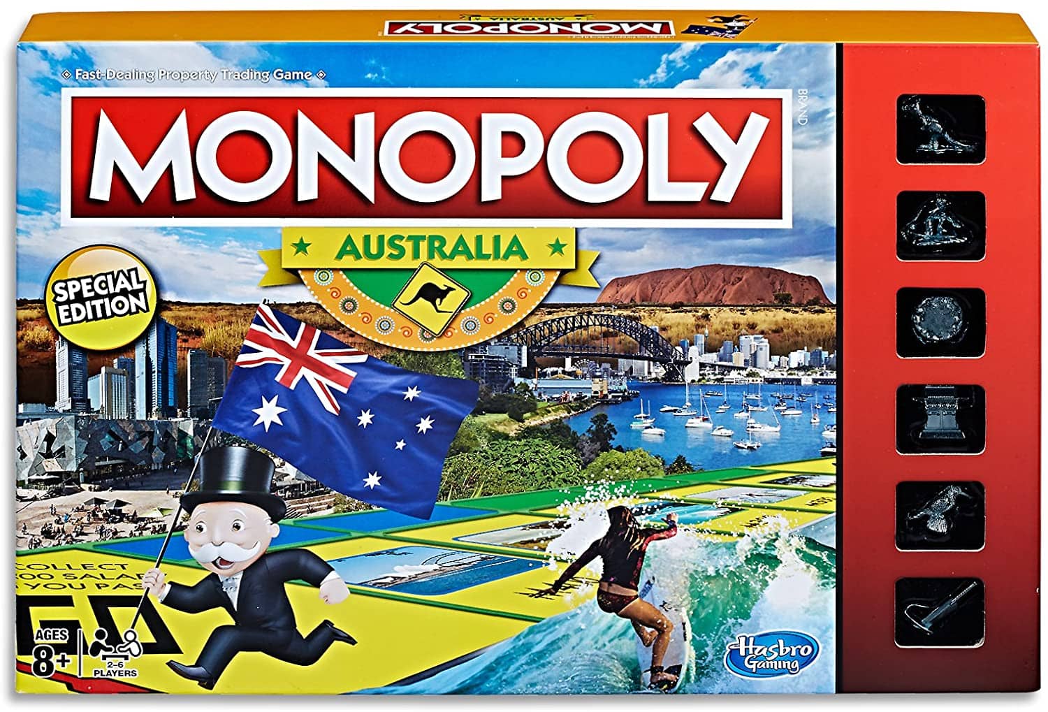 Monopoly - Australia Special Edition Family Board Game - Australia's Best-loved Board Game Hasbro