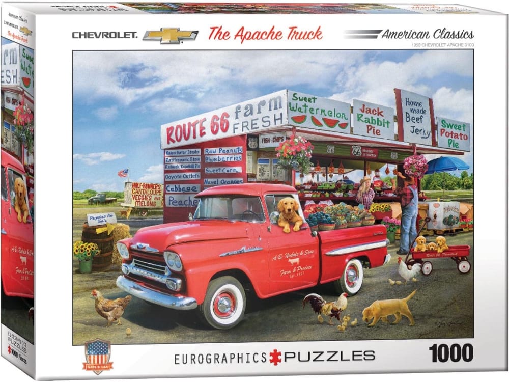 EuroGraphics - The Apache Truck 1000 Piece Jigsaw Puzzle