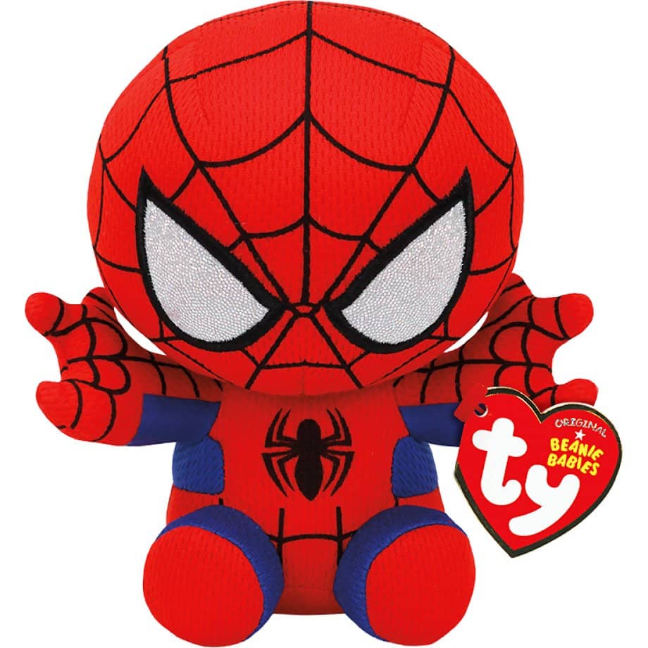 Ty - Beanie Babies - Spiderman From Marvel 8-inches