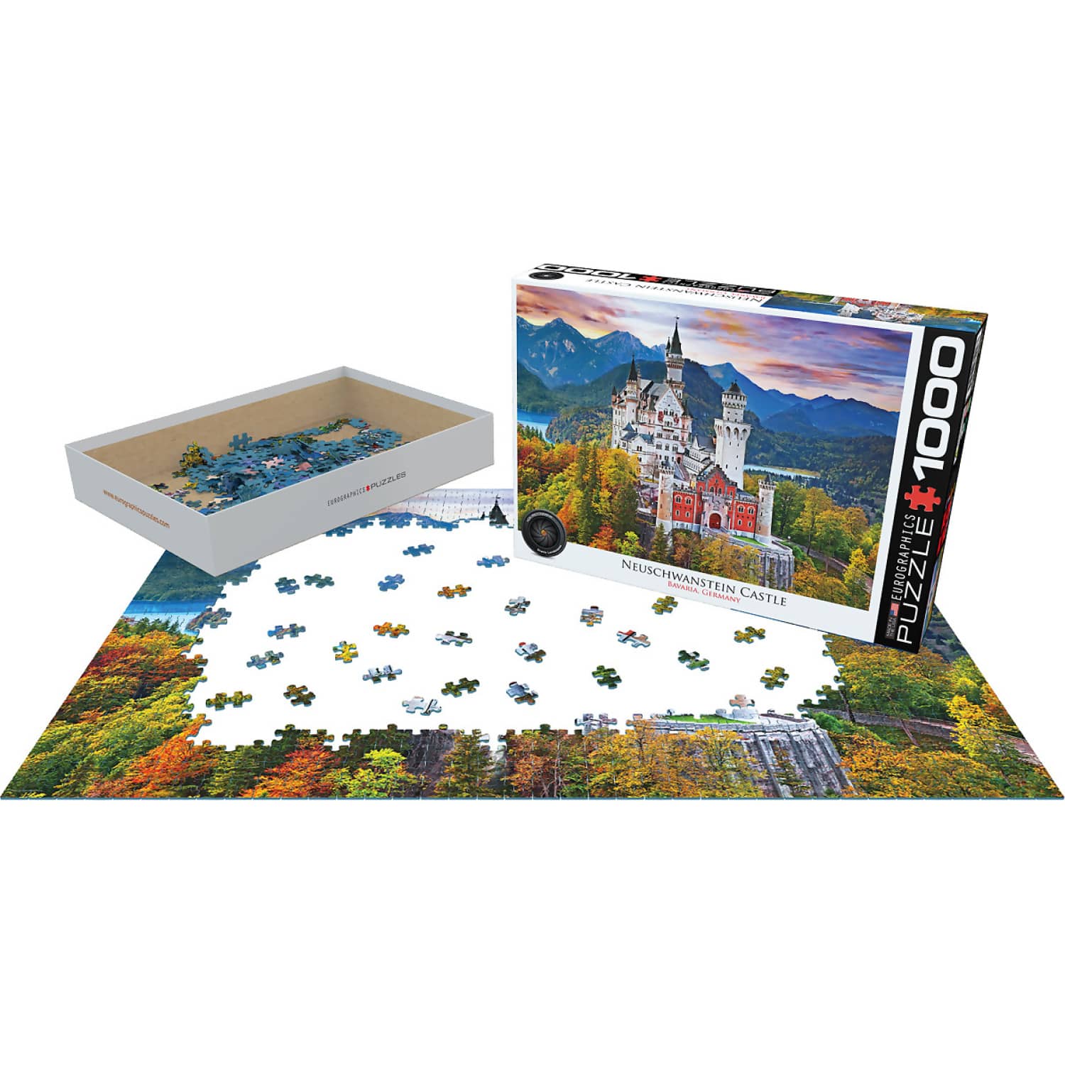 EuroGraphics - Neuschwanstein Castle Germany Jigsaw Puzzle 1000 Pieces