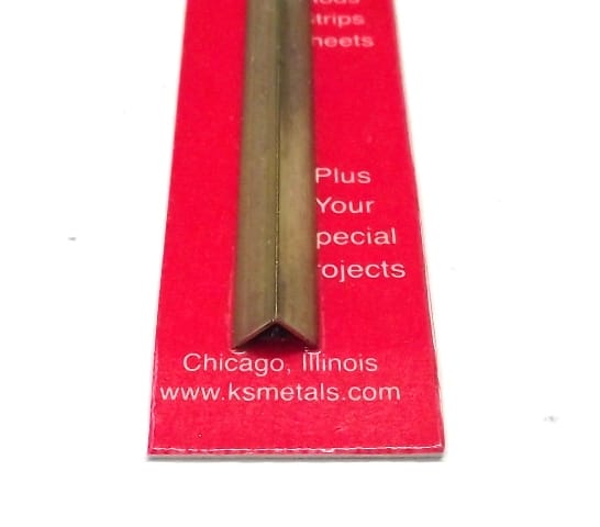 K&S METAL #9882 BRASS ANGLE 1:4X300MM 1PCS