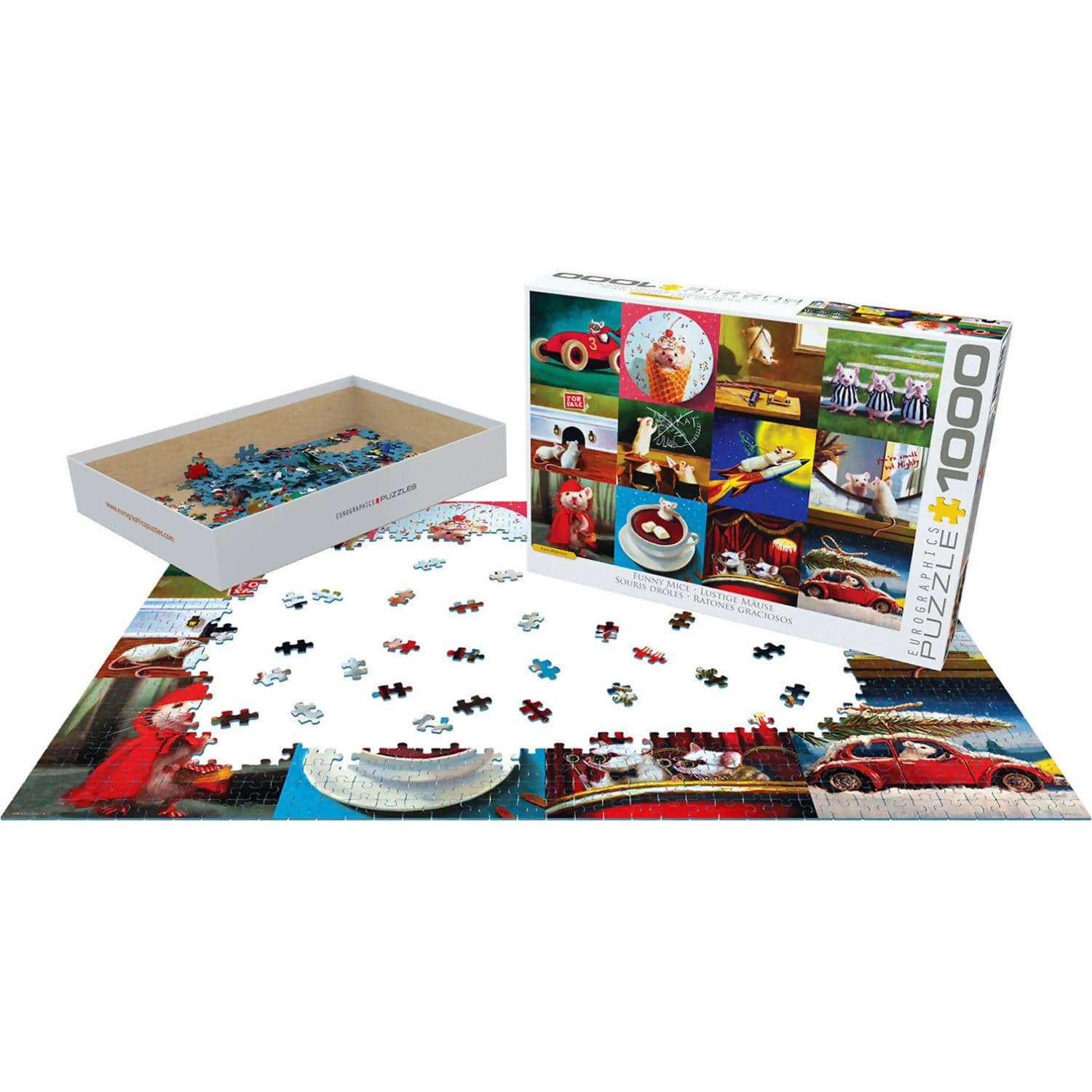 EuroGraphics - Funny Mice - Jigsaw Puzzle 1000 Pieces
