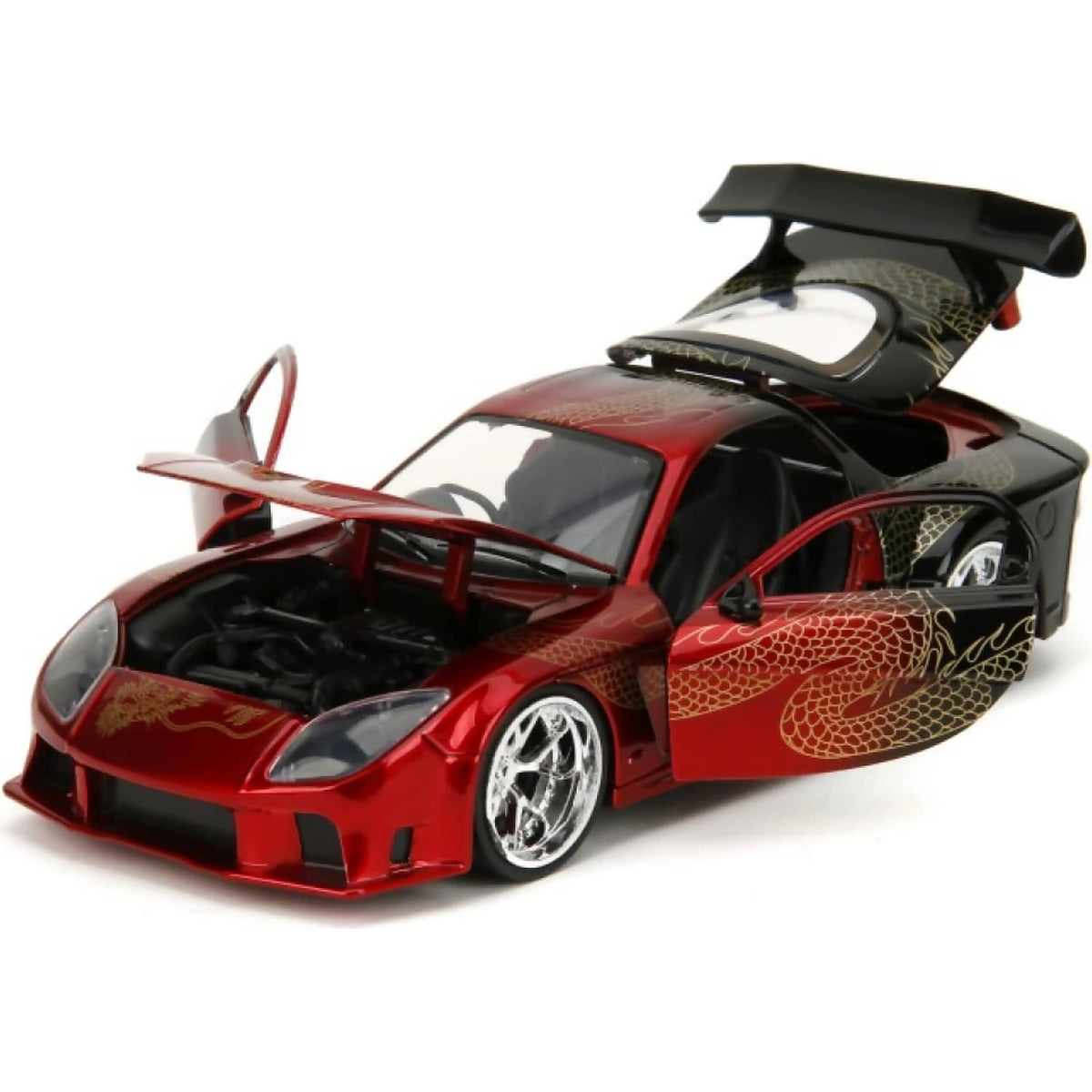 JADA TOYS - PINK SLIPS 1995 MAZDA RX-7 WIDEBODY 1:24 SCALE DIECAST VEHICLE