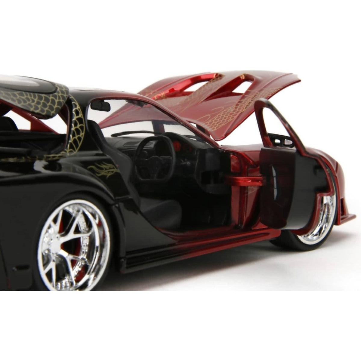 JADA TOYS - PINK SLIPS 1995 MAZDA RX-7 WIDEBODY 1:24 SCALE DIECAST VEHICLE
