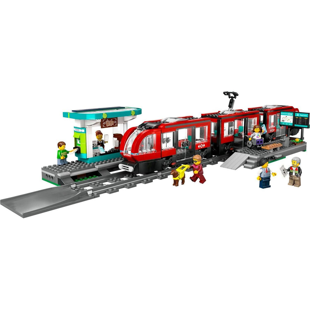 LEGO® 60423 Downtown Streetcar and Station - City