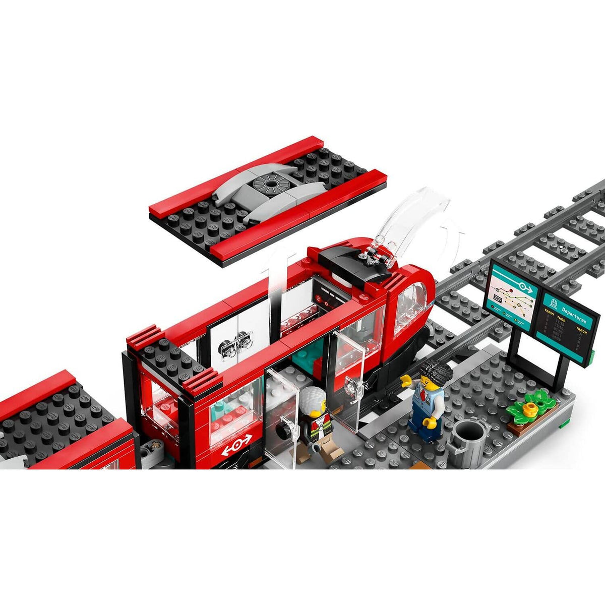 LEGO® 60423 Downtown Streetcar and Station - City