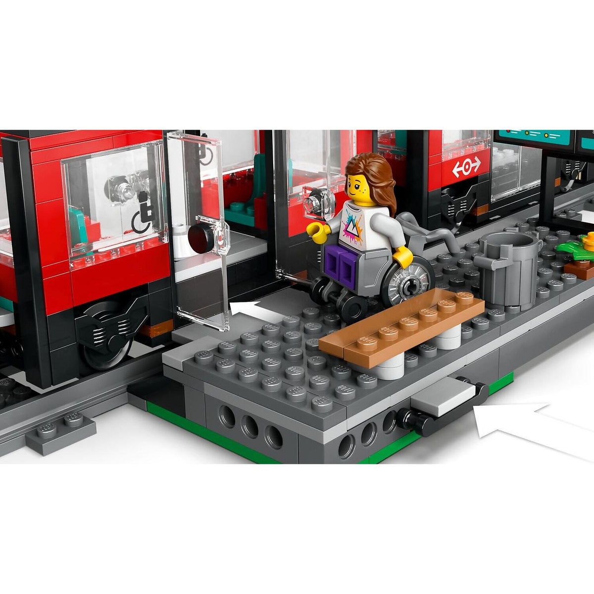 LEGO® 60423 Downtown Streetcar and Station - City