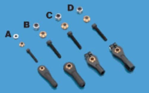 DUBRO - 4-40 HD BALL LINKS 2PK 2262