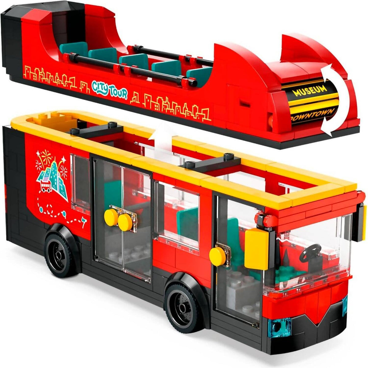 LEGO® 60407 Red Double-Decker Sightseeing Bus - City