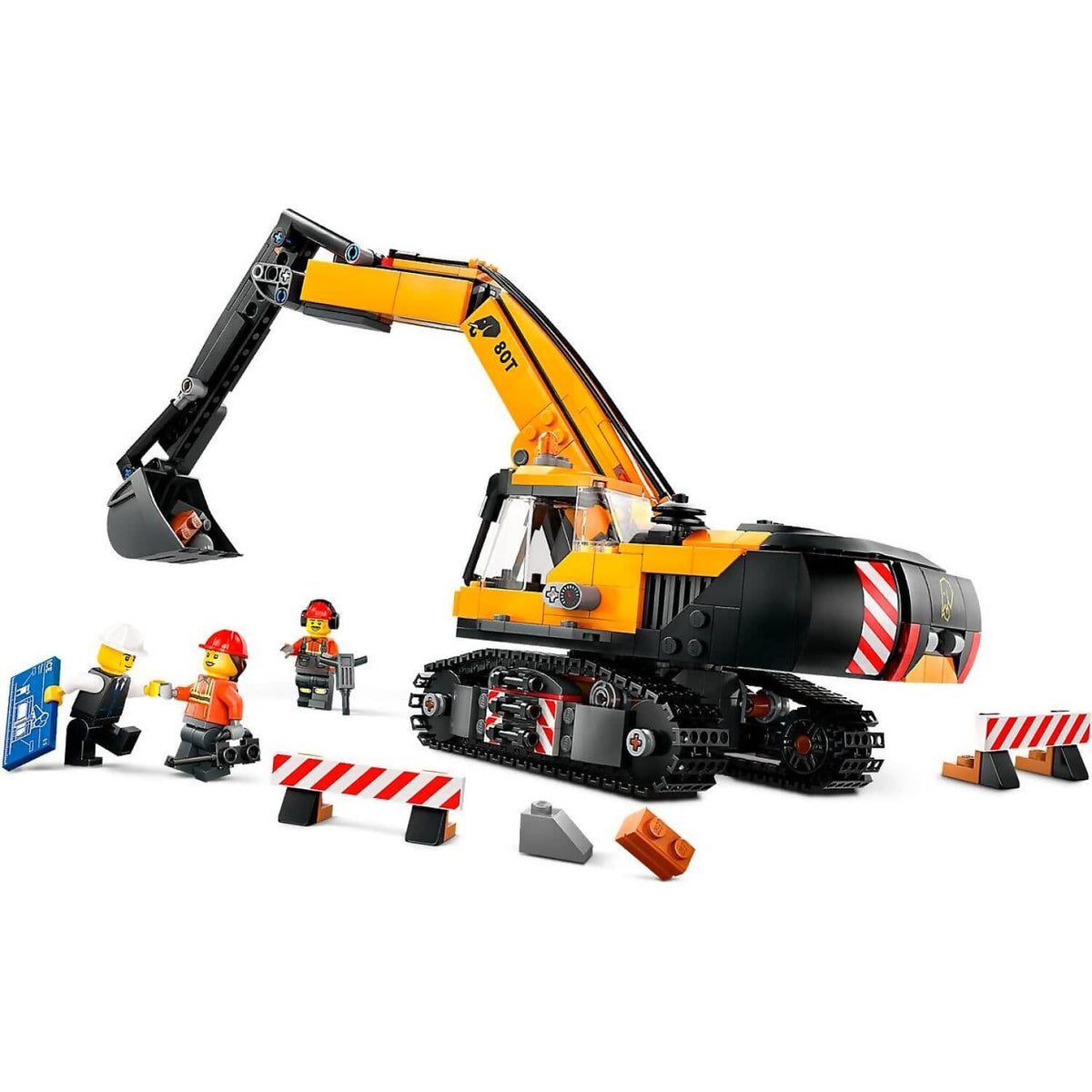 LEGO® 60420 Yellow Construction Excavator - City