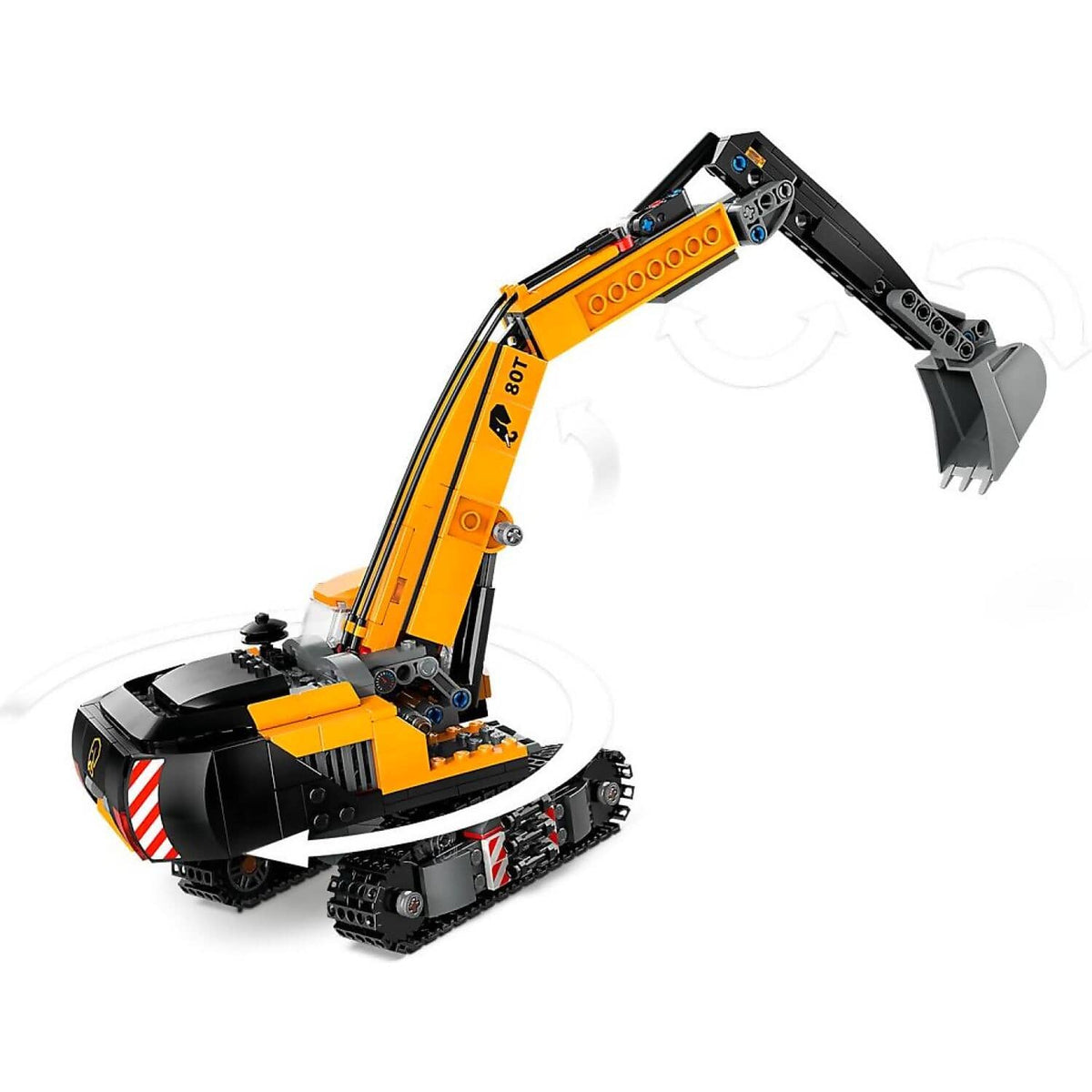 LEGO® 60420 Yellow Construction Excavator - City