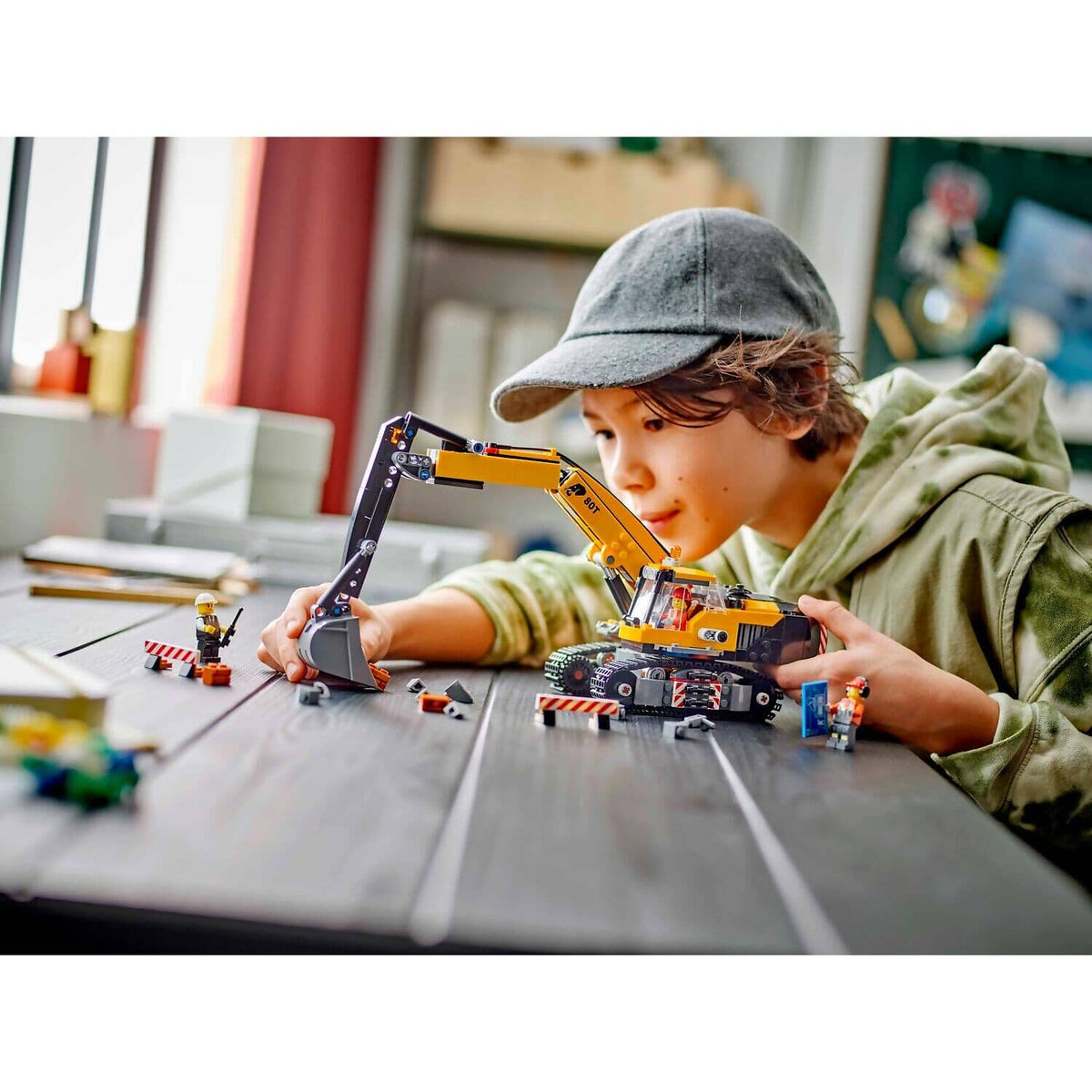 LEGO® 60420 Yellow Construction Excavator - City
