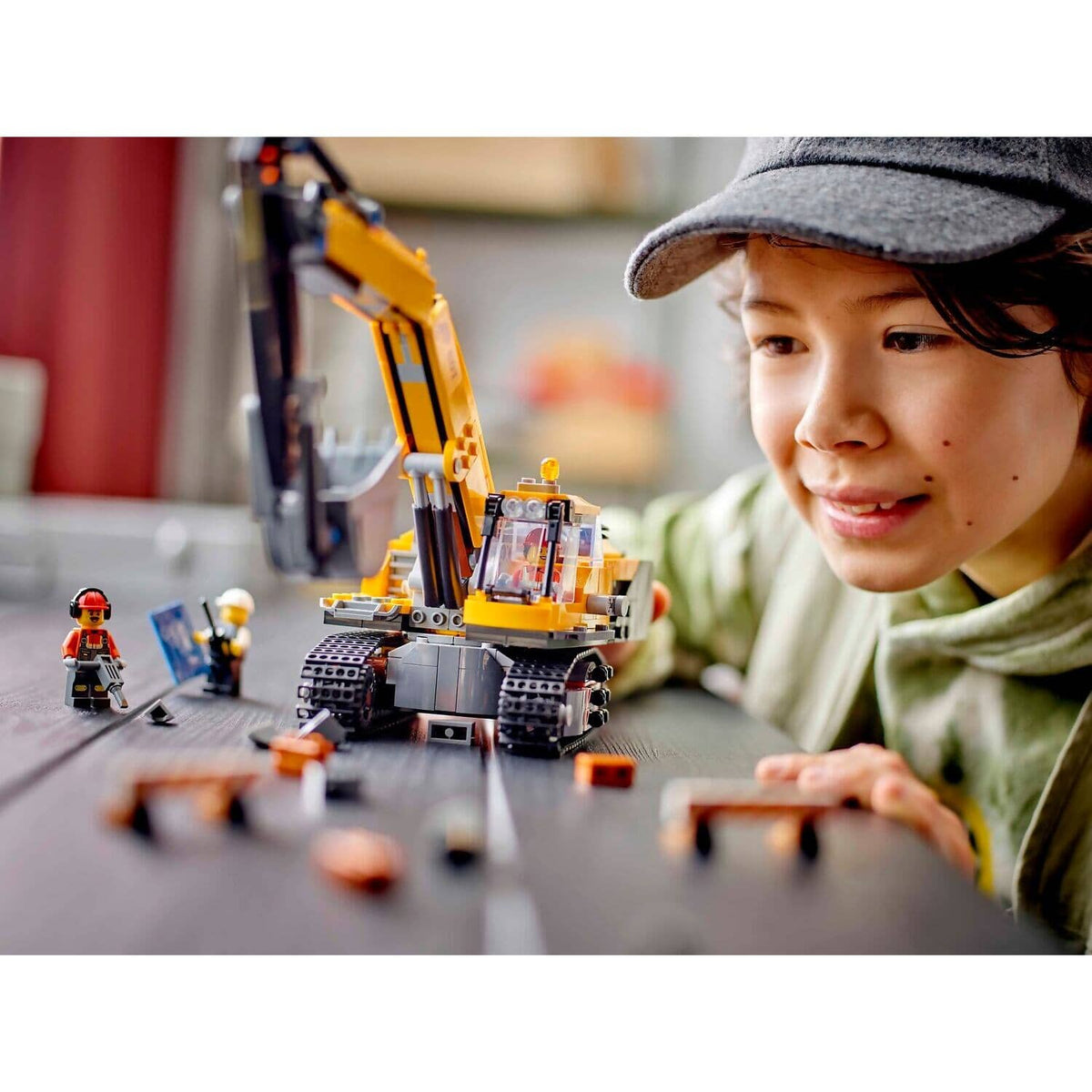 LEGO® 60420 Yellow Construction Excavator - City
