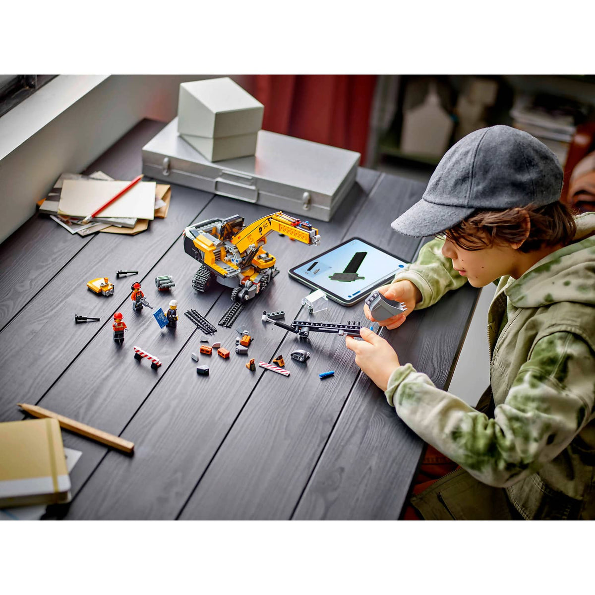 LEGO® 60420 Yellow Construction Excavator - City