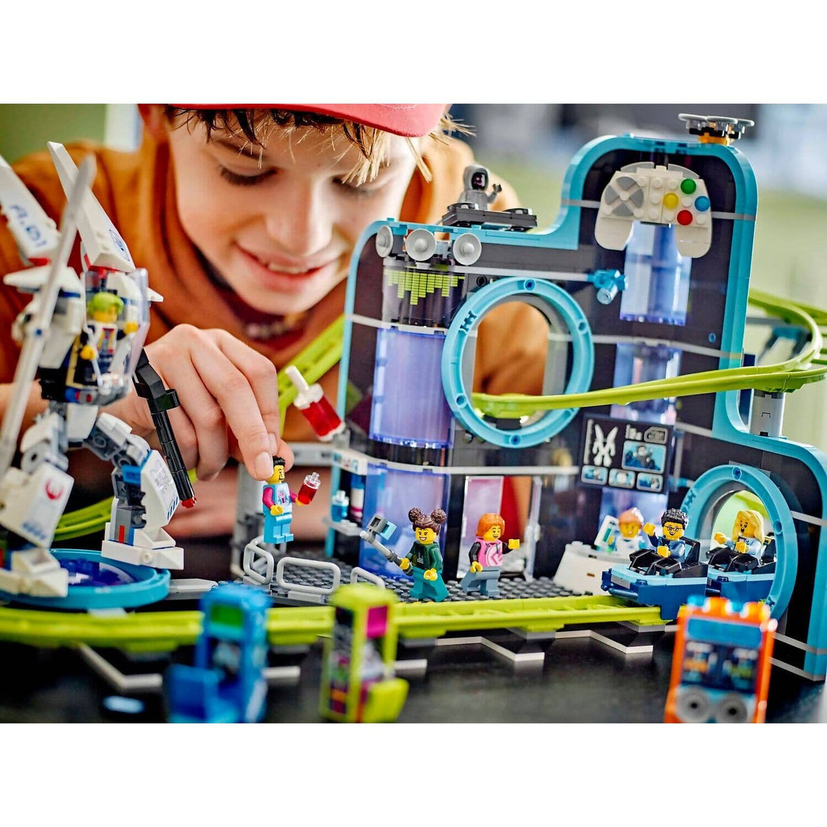 LEGO® 60421 Robot World Roller-Coaster Park - City