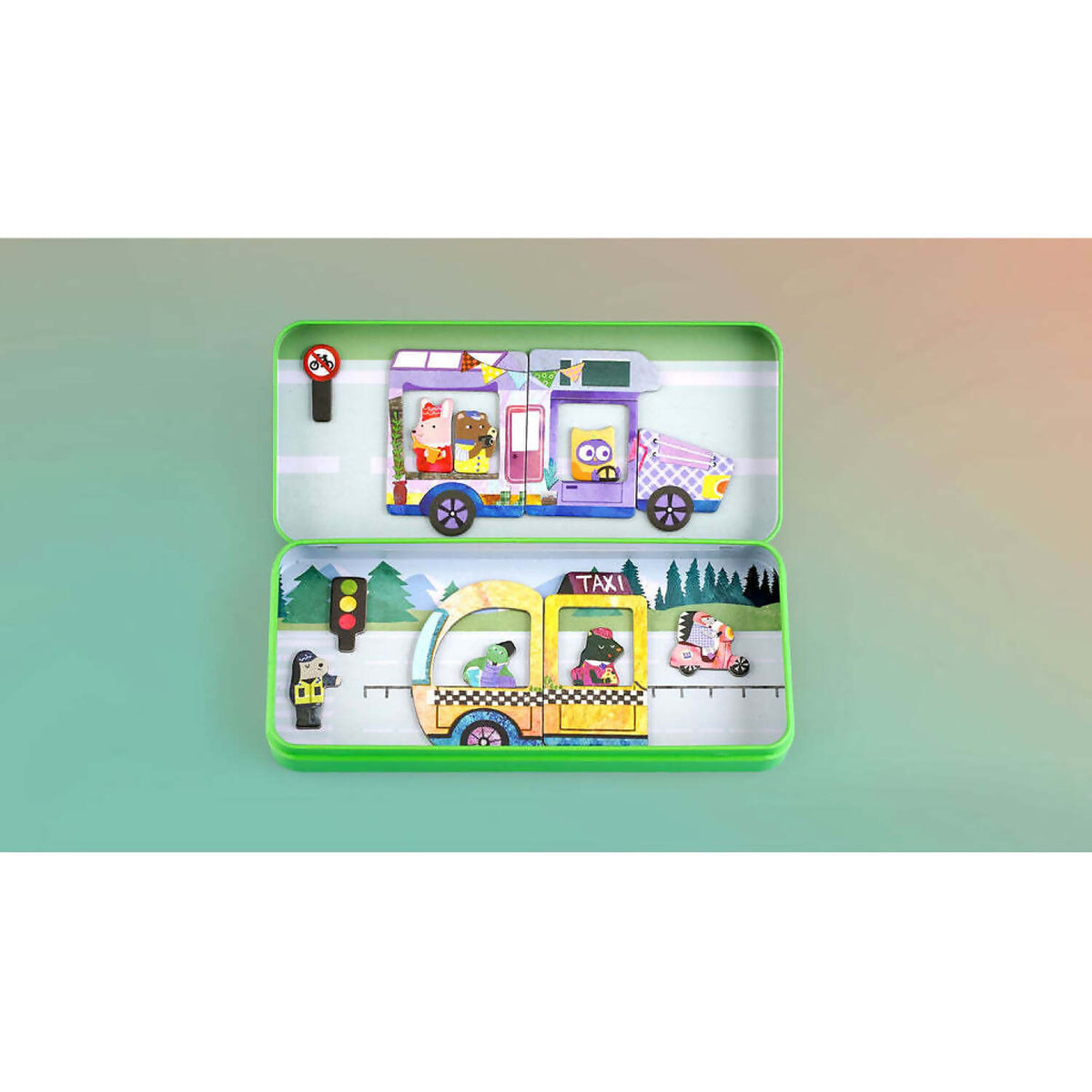 mierEdu - Travel Magnetic Puzzle Box Cars