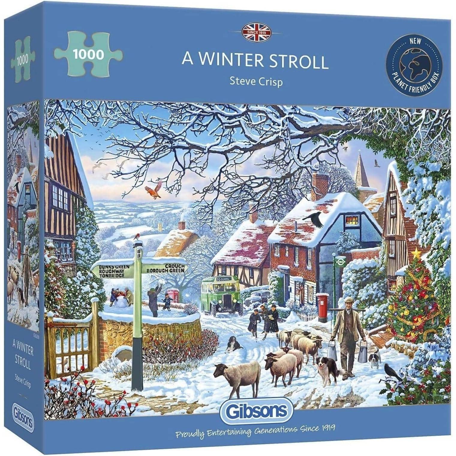 Gibsons - A Winter Stroll Jigsaw Puzzle 1000 Pieces