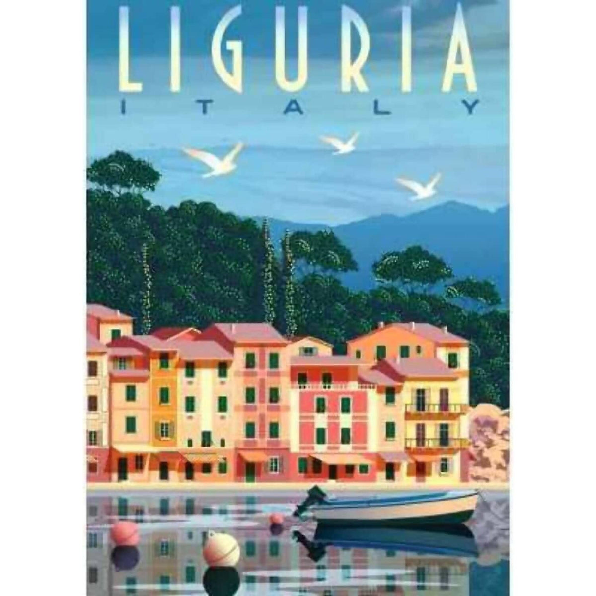 Ravensburger - Postcard From Liguria Italy Jigsaw Puzzle 1000 Pieces