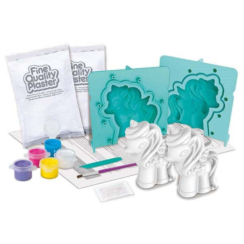 4M - Mould & Paint - 3D Glitter Unicorns - Johnco
