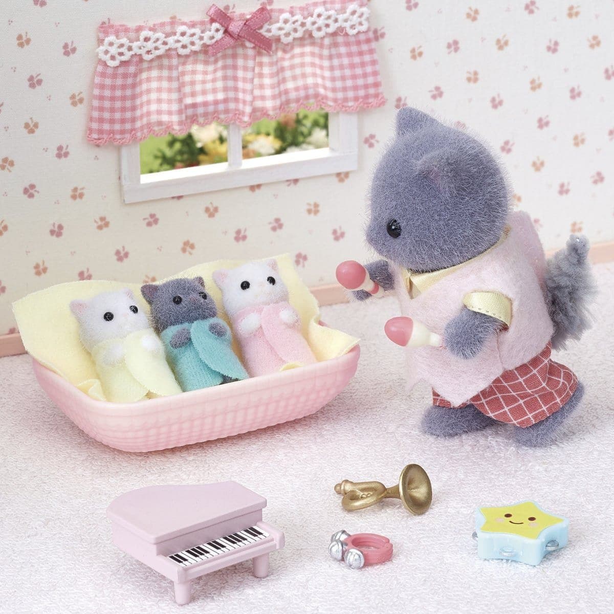Sylvanian Families - Persian Cat Triplets Playset