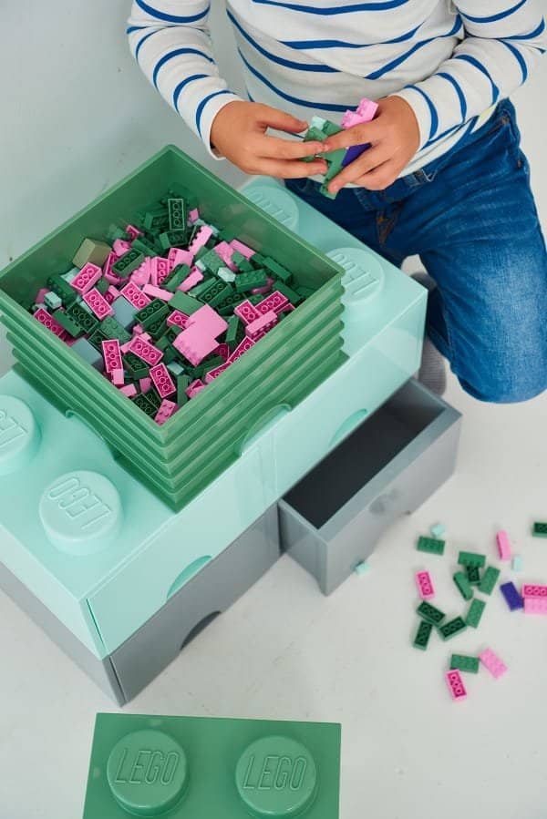 LEGO® Storage Brick Drawer 4 (1 Drawer) Dark Green 4005 - Room Copenhagen