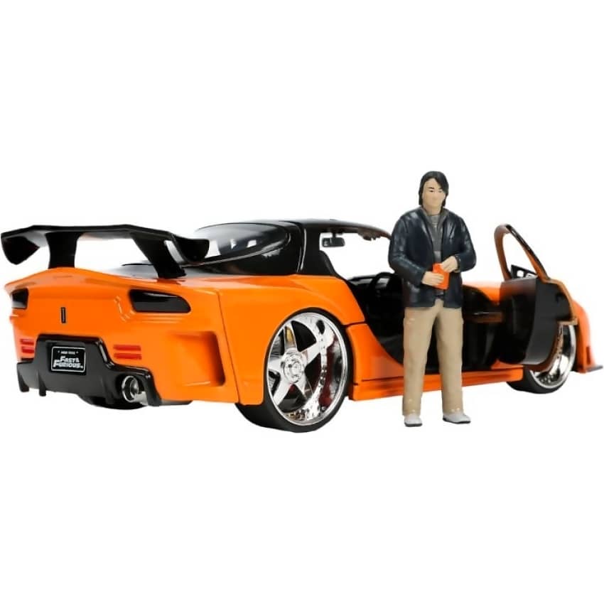 JADA TOYS - FAST & FURIOUS 1997 MAZDA RX-7 WITH HAN 1:24 SCALE DIECAST SET