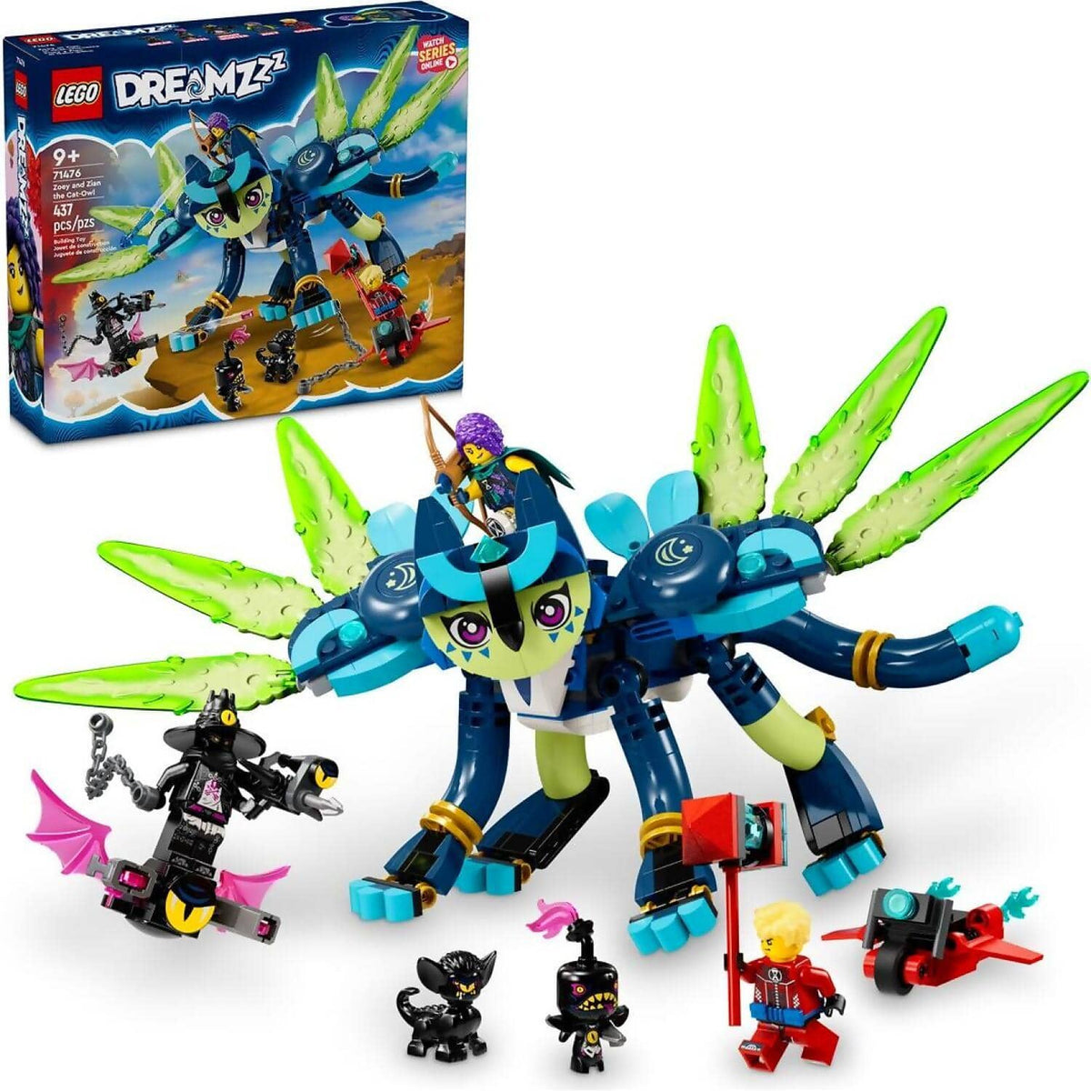 LEGO® 71476 Zoey and Zian the Cat-Owl - DREAMZzz™