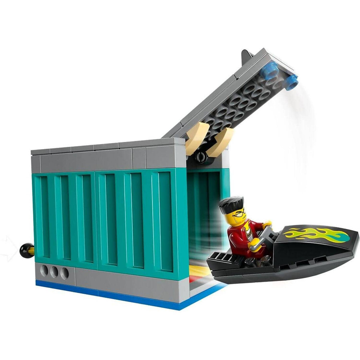 LEGO® 60417 Police Speedboat and Crooks Hideout - City
