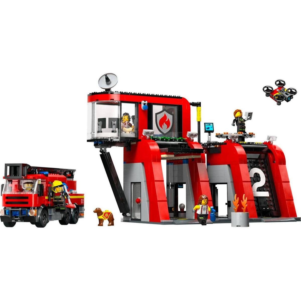 LEGO® 60414 Fire Station with Fire Truck - City