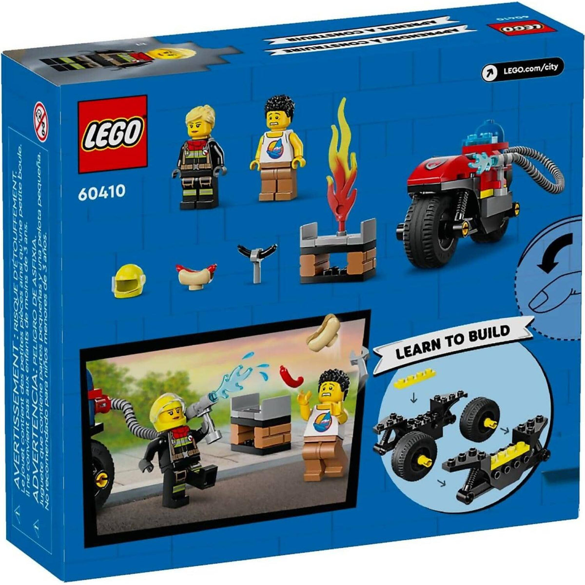 LEGO® 60410 Fire Rescue Motorcycle - City 4+