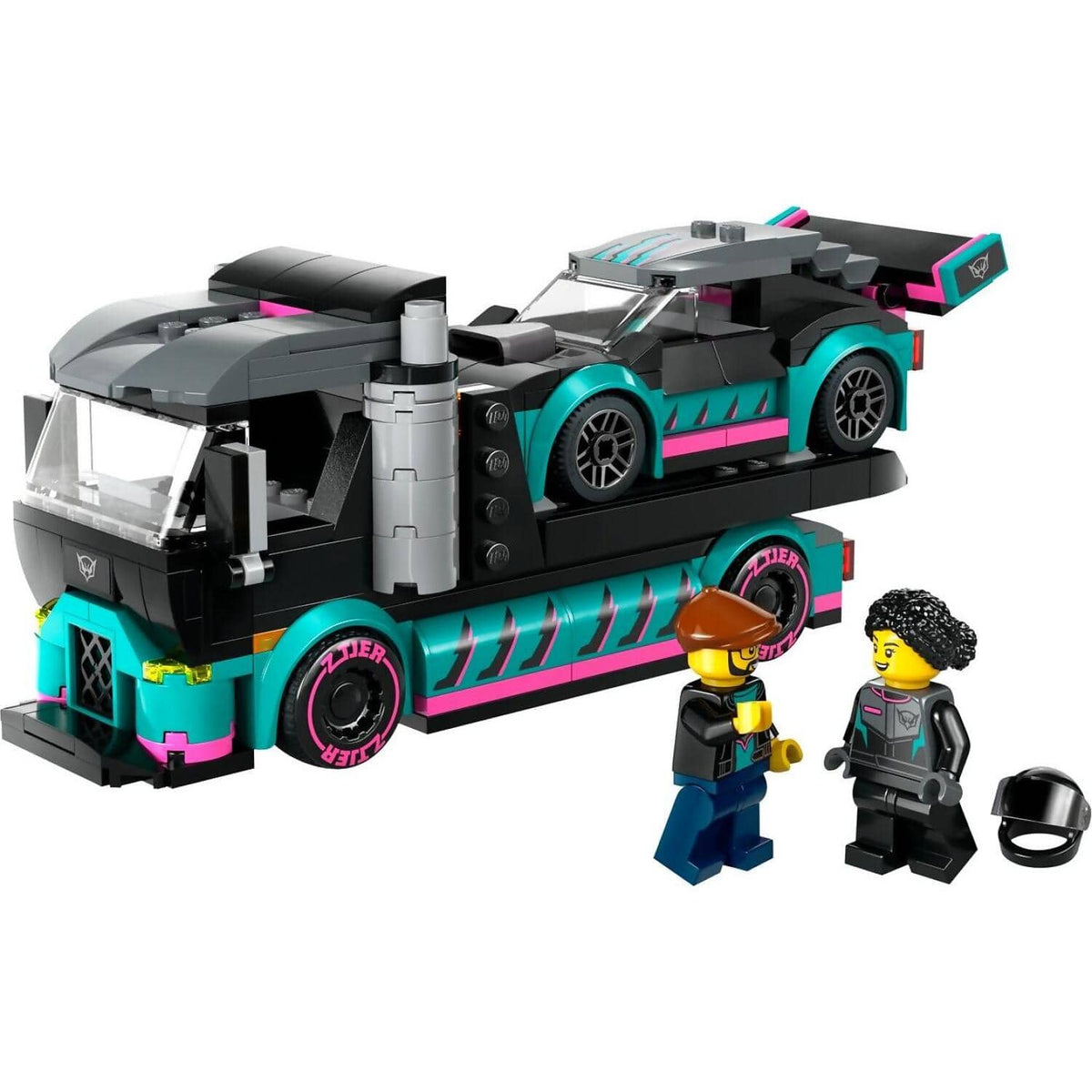 LEGO® 60406 Race Car and Car Carrier Truck - City