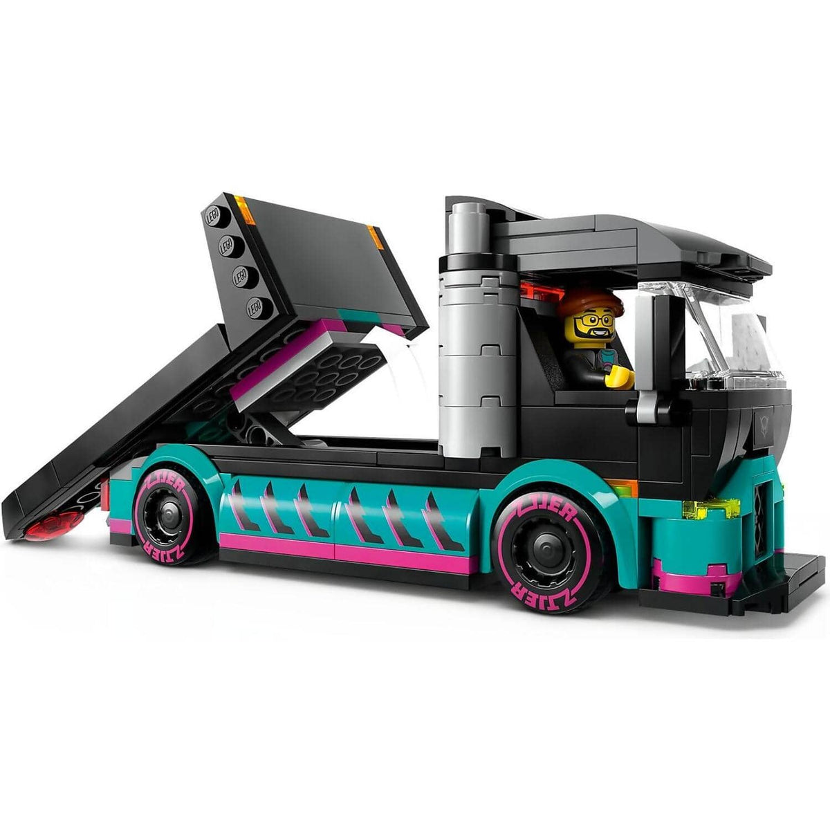 LEGO® 60406 Race Car and Car Carrier Truck - City
