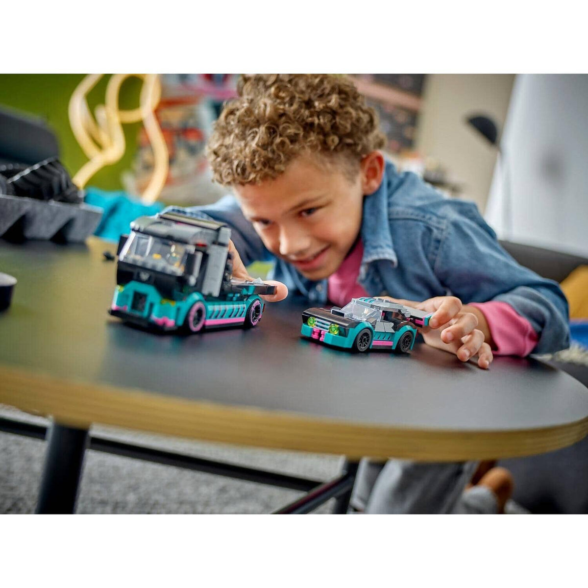 LEGO® 60406 Race Car and Car Carrier Truck - City