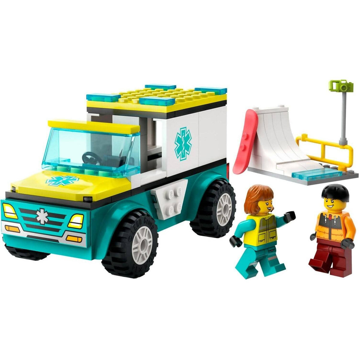 LEGO® 60403 Emergency Ambulance and Snowboarder - City 4+